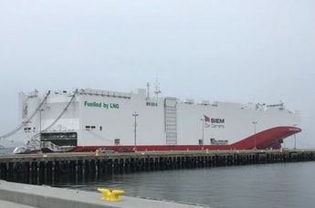 Volkswagen’s first LNG car carrier arrives in the US