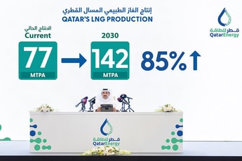 Qatar to raise LNG production capacity to 142 Mtpa