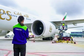 Neste supplies Emirates with SAF from Singapore