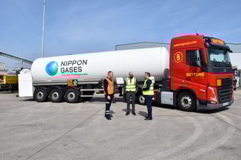 Nippon Gases UKI cuts emissions in HVO fuel trial