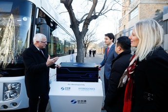 Hydrogenics and SinoHytec host Canadian Prime Minister and showcase fuel cell technology