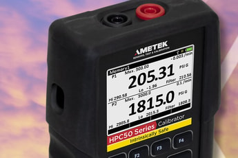 AMETEK introduces handheld pressure calibrator for oil and gas