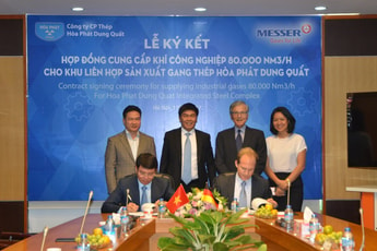 Messer to construct two plants in the Dung Quat economic zone in South Central Vietnam