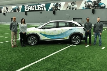 Senator Bob Mensch commends PDC Machines for Philadelphia Eagles partnership