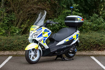 The Metropolitan Police Service test hydrogen powered scooters in groundbreaking trial