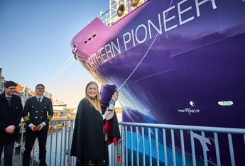 World’s first LCO2 ship berths for Northern Lights