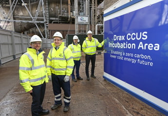 World first: Drax BECCS pilot now capturing CO2