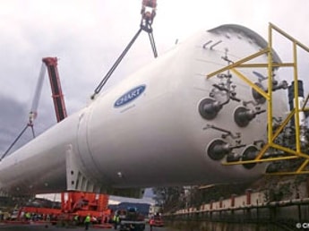 Chart Industries ships largest shop-built cryogenic storage tanks from Czech Republic to Germany