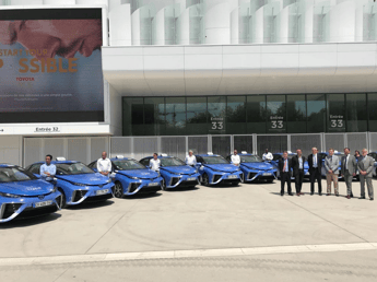 Parisian hydrogen-powered taxi fleet reaches 100 vehicles