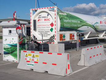 First fully public LNG refuelling unit for HGVs in the UK rolled out by BOC