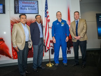NASA astronaut visits Meggitt Sensing Systems for astronaut briefing session and tour