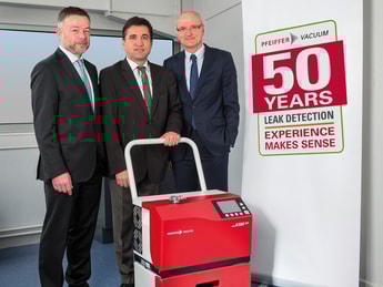 Pfeiffer Vacuum celebrates 50 years of leak detector innovations and launches new range