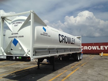 Crowley Maritime Corp. acquires 16 ISO tanks for LNG distribution in Puerto Rico, the Caribbean and Central America