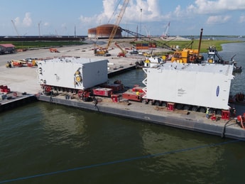 Chart supplies Calcasieu Pass LNG facility