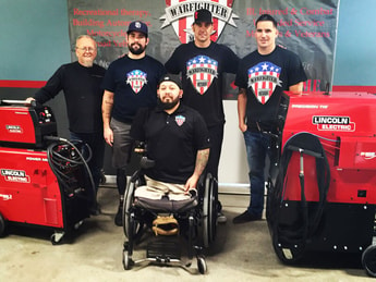 Lincoln donates welding equipment to Warfighter Made, helping injured veterans