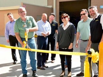 Maxon Lift cuts ribbon on a 27,000 square foot galvanizing facility