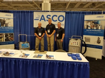 ASCO presents dry ice blasting machines at IEC