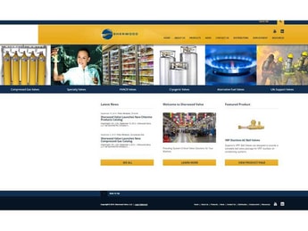 Sherwood Valve launches new website with updated interface and more