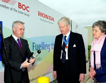 High sheriff visits hydrogen station