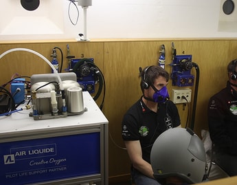 Successful test of pilot oxygen system