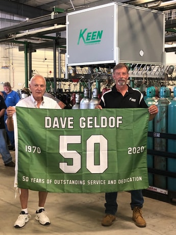 Geldof celebrates 50 years at Keen