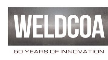 50th anniversary logo weldcoa metallic
