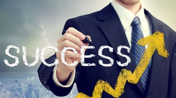 arrow success trend concept