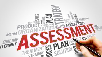 Compliance Assessment word cloud business concept