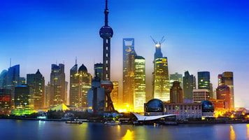 beautiful shanghai pudong