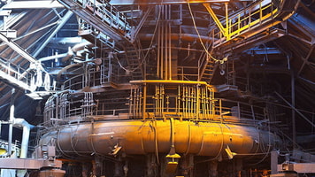 Blast furnace metal steel