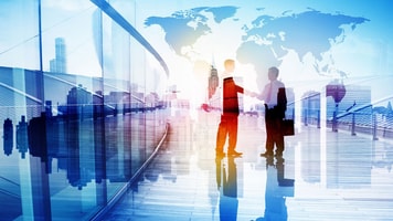 business deals work together
