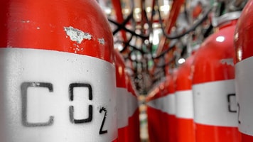 Generic carbon dioxide fire extinguisher cylinders