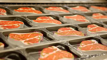 Meat packaging food and beverages