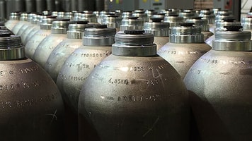 Cylinders Safety label