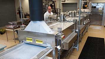 Air Products tunnel freezer