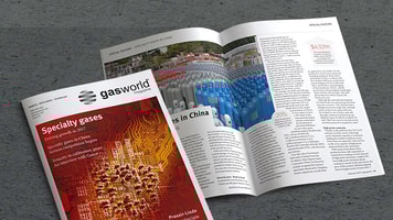 gasworld February digital mag spread magazine