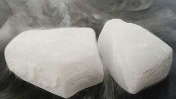 Dry ice carbon dioxide