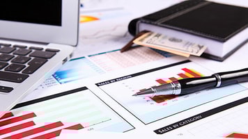 Financial analysis graph