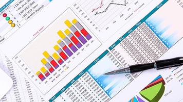 Financial analysis graph