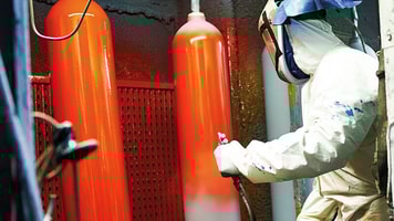 In focus...High pressure cylinder testing – October 2014