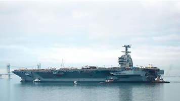 Chart technology on aircraft carrier