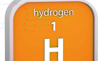 Green, Hydrogen, material, on, the, periodic table, Part-of-a-series