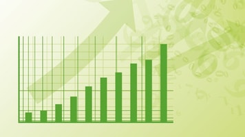 Green, graph is going up