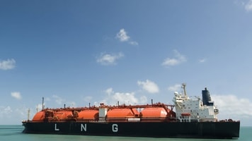 LNG Tanker at Sea
