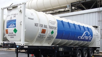 Linde helium tanker