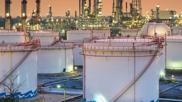 Oil-fuel-refinery-sunset