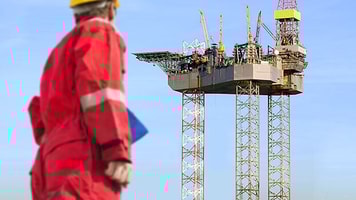 Oil rig worker