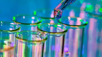 Pipette test tubes laboratory