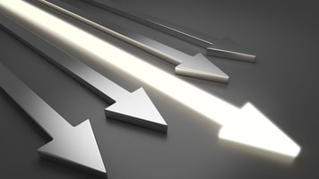 progress arrow concept