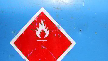 Safety label sign
